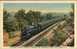 The Erie Limited Speeding Through the Mountains near Port Jervis, N.Y The Erie Limited Speeding Through the Mountains near Port Jervis, N.Y