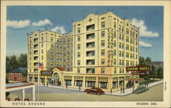 Hotel Eugene Oregon Postcard Postcard