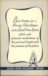 Jacques French Restaurant Postcard