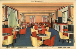 The Rendezvous, New Hotel Jefferson St. Louis, MO Postcard Postcard