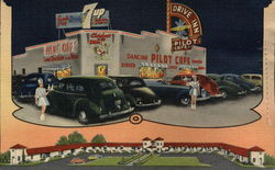 Allen's Pilot Motor Lodge and Cafe Postcard