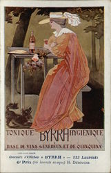 Tonique Byrrh Hygienique Base de Vins Genereux et de Quinquina Postcard