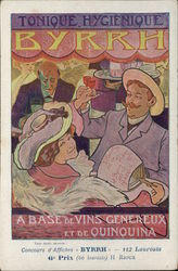 Tonique Hygienique Byrrh a Base de Vins Genereux et de Quinquina Postcard