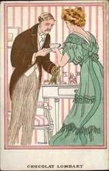 Chocolat Lombart, Paris Postcard