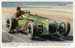 H.W.M. Formula 11 - 1960 c.c. Alta Entine. Manufactured in Great Britain. Speed in Region of 130- Postcard