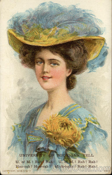 University of Michigan Yell E. H. Kiefer College Girls