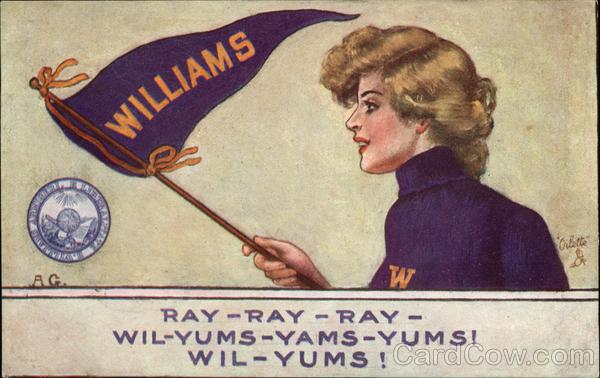 Rare: Williams College Yell Williamstown Massachusetts