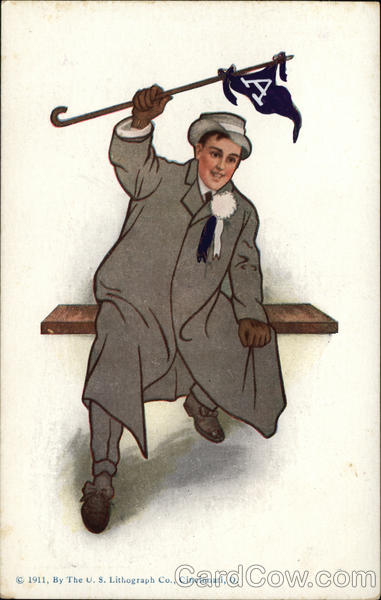 Amherst College Boy Frank Murch School Pennants