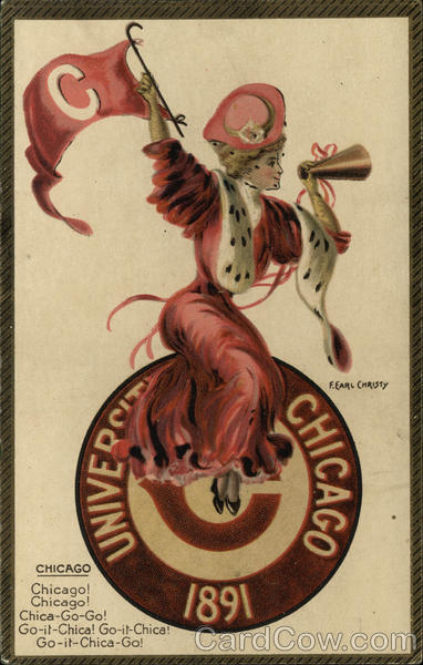 University of Chicago College Girl F. Earl Christy