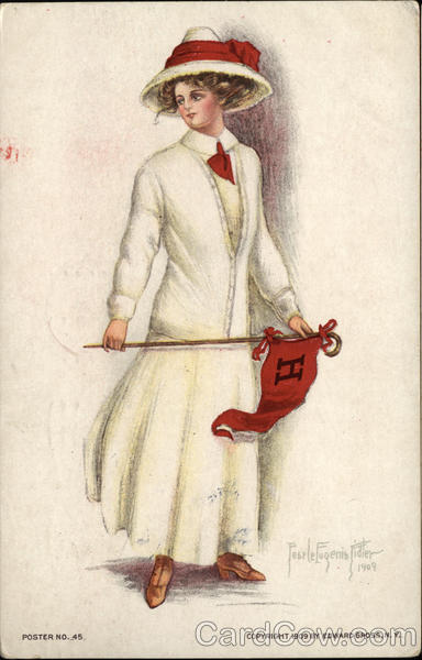 Harvard University College Girl Pearle Eugenia Fidler