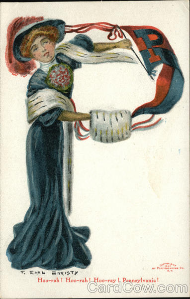 University of Pennsylvania Girl F. Earl Christy College Girls