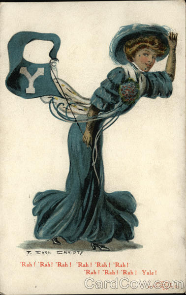 Yale University College Girl F. Earl Christy College Girls