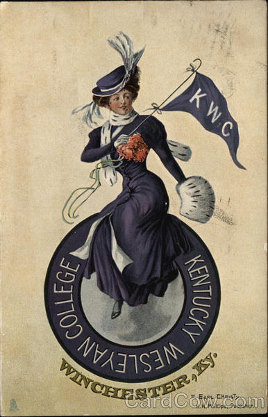 Rare Kentucky Wesleyan College Girl Winchester F. Earl Christy