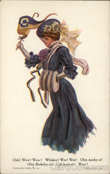 University of California Berkeley College Girl R. Hill