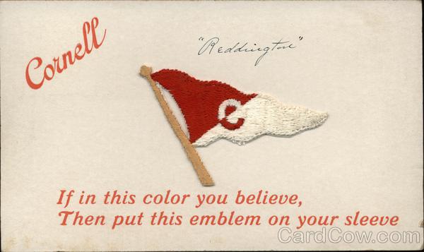 Cornell University Embroidered Pennant School Pennants
