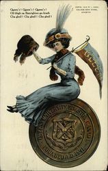 Queens College Seal Postcard