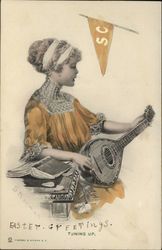 "Tuning Up" - USC or South Carolina? College Girls Postcard Postcard Postcard