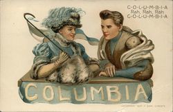 Columbia University College Girls Postcard Postcard Postcard