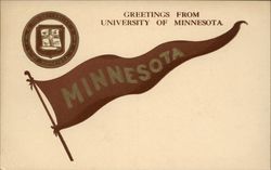 University of Minnesota Pennant and Seal University of Minnesota Pennant and Seal