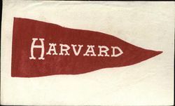 Harvard University Pennant Postcard