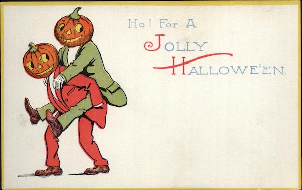 Jack O'Lantern Piggyback Ride Halloween