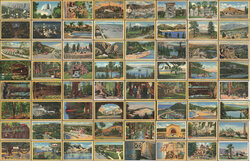 Lot of 128 Vintage California Postcards - Los Angeles, SF Worlds Fair, Yosemite Postcard