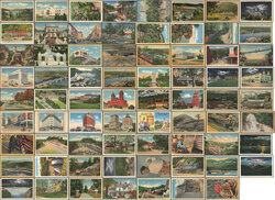 Lot of 71 Vintage TN & NC Postcards - Great Smoky Mts, Asheville, Chattanooga Postcard