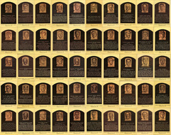 Lot of 50 Baseball Hall of Fame Plaque Postcards Postcard Postcard Postcard