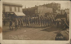 Military on Way to Front Streetcar Strike 1906 March 30 Winnipeg, MB Canada Manitoba Postcard Postcard Postcard