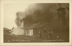 Blue Lake Fire December 5, 1911 California Postcard Postcard Postcard