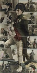 Rare "Croissant-Paris" 1905 Napoleon-Le-Grand Puzzle Set Postcard