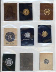 Lot of 81: Leather Cigarette/Tobacco Cards Universities Colleges College Seals Cigarette Card Cigarette Card Cigarette Card