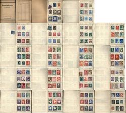 Nazi Era Stamp Album "Auswahlheft" Postcard