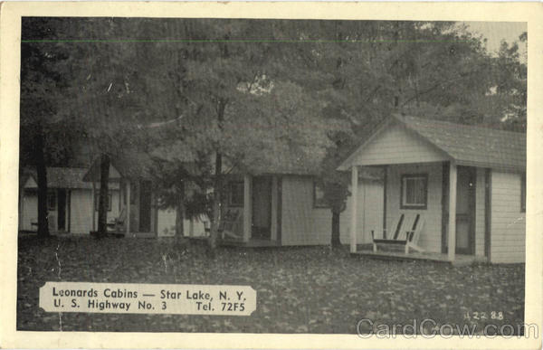 Leonards Cabins Star Lake New York