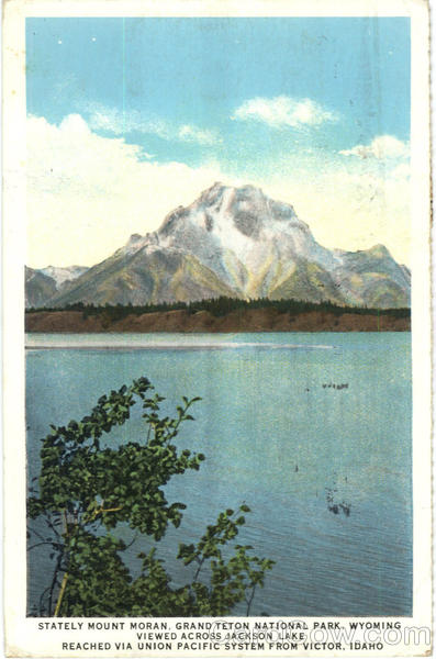 Stately Mount Moran , Grand Teton National Park
