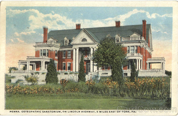 Penna. Osteopathic Sanatorium York Pennsylvania