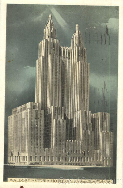 Waldorf Astoria Hotel, Park Avenue New York Waldorf Astoria Hotel, Park Avenue New York