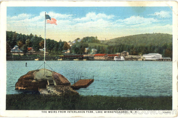 The Weirs From Interlaken Park Lake Winnipesaukee New Hampshire