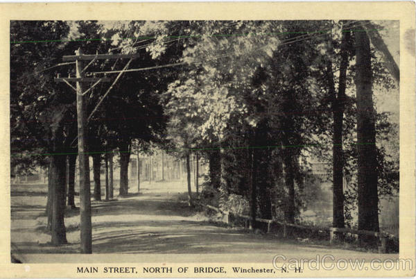 Main Street North Of Bridge Winchester New Hampshire