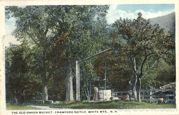 The Old Oaken Bucket Crawford Notch New Hampshire