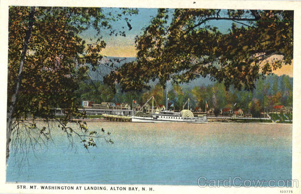 Str. Mt. Washington At Landing Alton Bay New Hampshire
