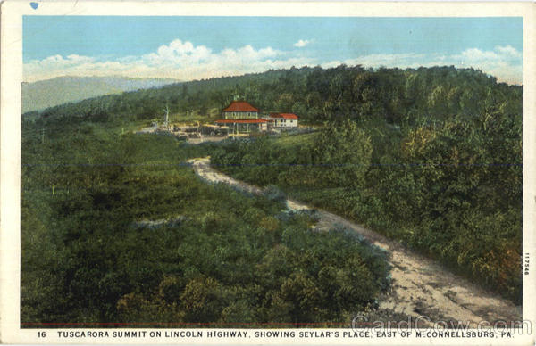 Tuscarora Summit On Lincoln Highway McConnellsburg Pennsylvania