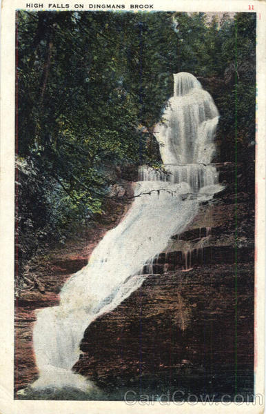 High Falls On Dingmans Brook Dingman's Ferry Pennsylvania