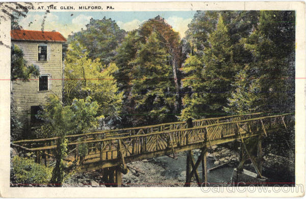 Bridge At The Glen Milford Pennsylvania