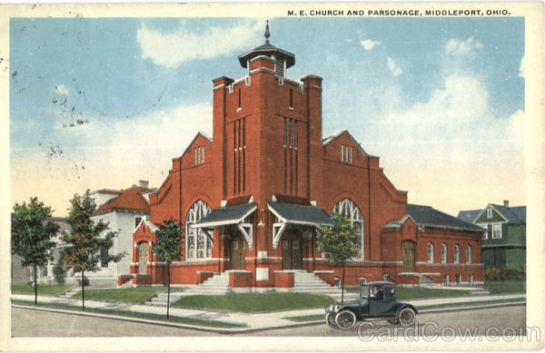 M. E. Church And Parsonage Middleport Ohio