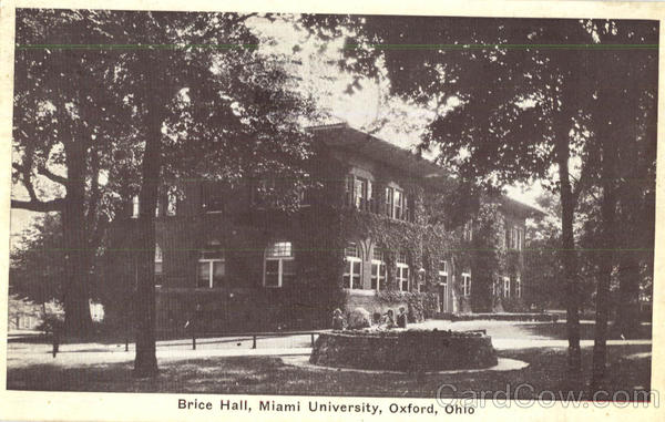 Brice Hall, Miami University Oxford Ohio
