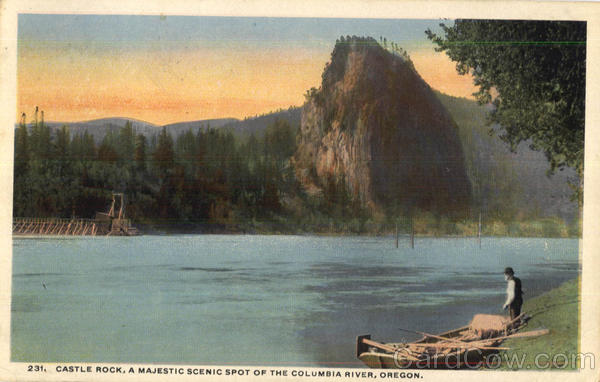Castle Rock Columbia River Oregon