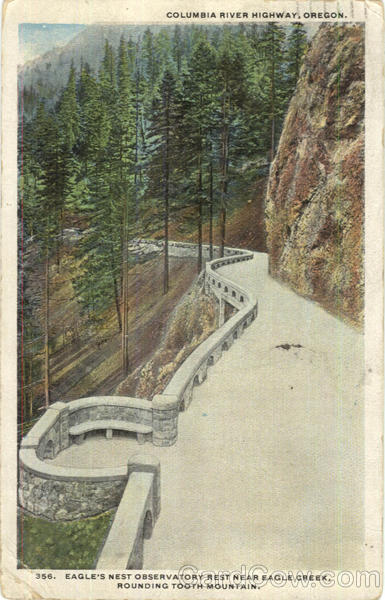Eagle's Nest Observatory Rest Near Eagle Creek Columbia River Highway Oregon Eagle's Nest Observatory Rest Near Eagle Creek Columbia River Highway Oregon