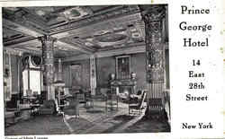 Prince George Hotel, 14 East 28th Street Postcard