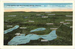 Lake Geneva And Delavan Lake Region Postcard